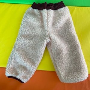 Patagonia toddler snow pants reversible 6-12m tribble print